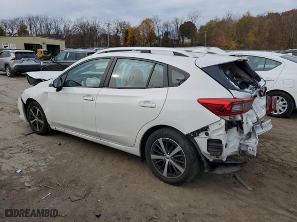 2022 Subaru Impreza Premium with VIN 4S3GTAV65N3711921, listed as a Copart auction lot 78912134 with 38,036 mi miles and Salvage Title. Bid and sale history available at carsss.com. Image 2.