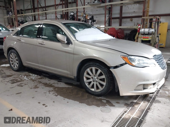 2014 Chrysler 200 Touring with VIN 1C3CCBBB8EN107990, listed as a IAAI auction lot 41878376 with 137,424 mi miles. Bid and sale history available at carsss.com. Image 1.