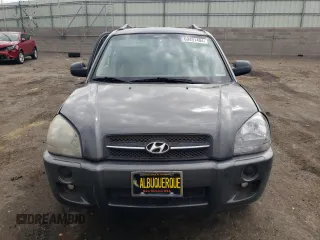 2007 Hyundai Tucson GLS with VIN KM8JM12B27U614351, listed as a Copart auction lot 69491404 with 127,278 mi miles and Salvage Title. Bid and sale history available at carsss.com. Image 5.
