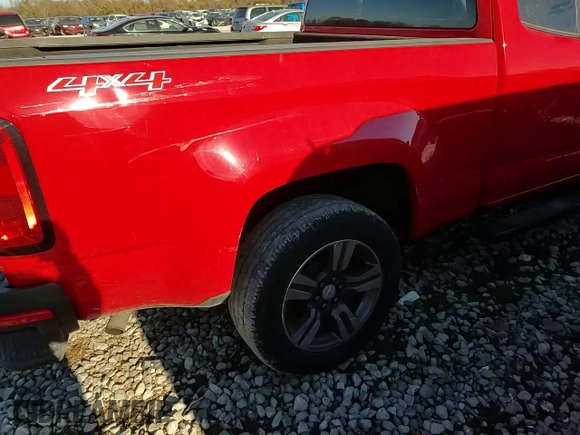 2018 Chevrolet Colorado 4WD Work Truck with VIN 1GCHTBEA8J1118588, listed as a Copart auction lot 80046004 with 108,762 mi miles and Salvage title. Bid and sale history available at DreamBid. Image 11.