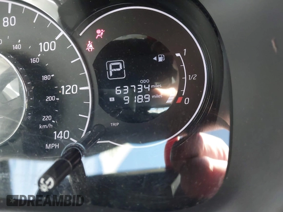 2019 Nissan Note SV with VIN 3N1CE2CP8KL360435, listed as a IAAI auction lot 41989669 with 63,734 mi miles and . Bid and sale history available at DreamBid. Image 16.