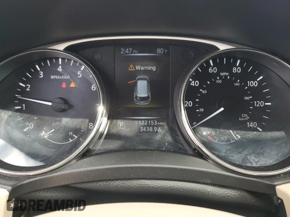 2015 Nissan Rogue SL with VIN 5N1AT2MT4FC822475, listed as a Copart auction lot 49063745 with 122,153 mi miles and Salvage Title. Bid and sale history available at carsss.com. Image 9.