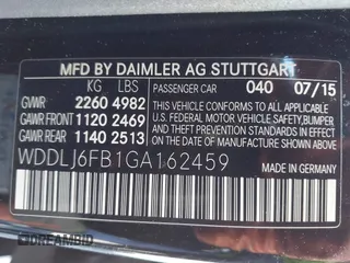 2016 Mercedes-Benz CLS with VIN WDDLJ6FB1GA162459, listed as a IAAI auction lot 41712404 with 132,570 mi miles. Bid and sale history available at carsss.com. Image 9.