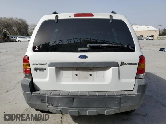 2007 Ford Escape Hybrid with VIN 1FMYU49H77KB67943, listed as a Copart auction lot 47164975 with 310,799 mi miles and Salvage Title. Bid and sale history available at carsss.com. Image 6.