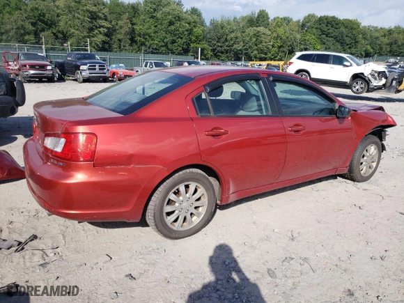 2009 Mitsubishi Galant ES with VIN 4A3AB36F89E036799, listed as a Copart auction lot 66855604 with 242,541 mi miles and Salvage Title. Bid and sale history available at carsss.com. Image 3.
