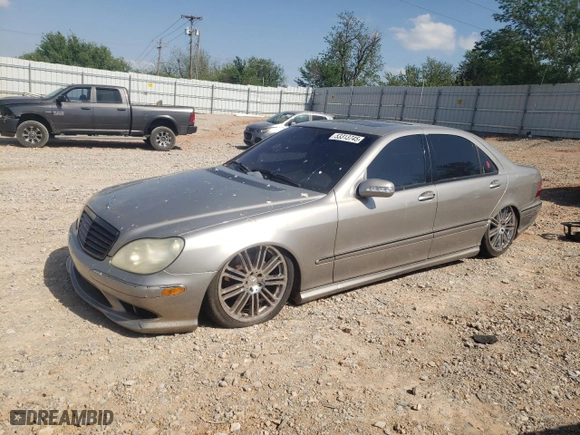 2006 Mercedes-Benz S-Class 5.0L with VIN WDBNG75J36A480287, listed as a Copart auction lot 53313745 with 0 mi miles and Clean Title. Bid and sale history available at carsss.com. Image 1.