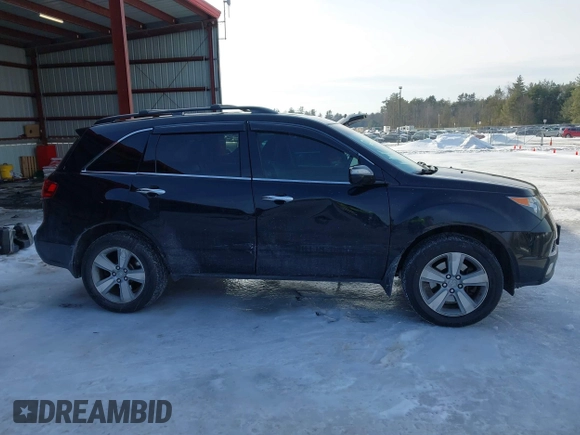 2011 Acura MDX with VIN 2HNYD2H2XBH535547, listed as a IAAI auction lot 41605574 with 243,684 mi miles. Bid and sale history available at carsss.com. Image 13.