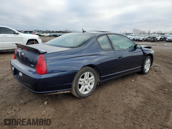 2007 Chevrolet Monte Carlo LT with VIN 2G1WK15K579332092, listed as a Copart auction lot 85427244 with 151,148 mi miles and Salvage Title. Bid and sale history available at carsss.com. Image 3.