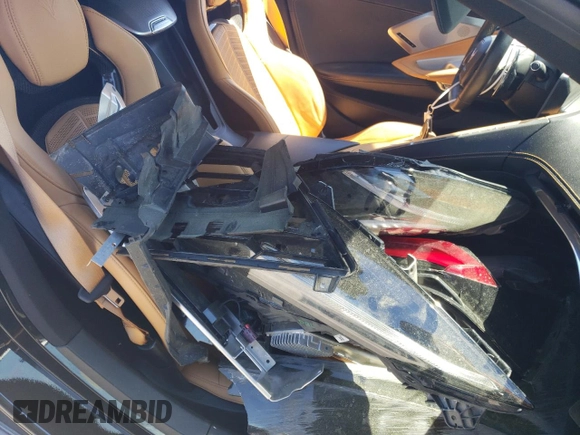 2020 Chevrolet Corvette 2LT with VIN 1G1Y72D4XL5101070, listed as a Copart auction lot 48903885 with 16,226 mi miles and Salvage title. Bid and sale history available at DreamBid. Image 10.