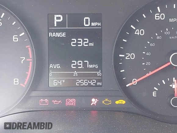 2023 Kia Rio S with VIN 3KPA25AD0PE629868, listed as a IAAI auction lot 41738952 with 25,642 mi miles and . Bid and sale history available at DreamBid. Image 16.