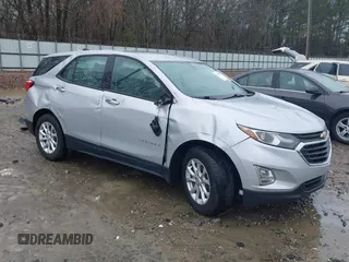 2019 Chevrolet Equinox LS with VIN 2GNAXHEVXK6130629, listed as a IAAI auction lot 41767015 with 86,507 mi miles. Bid and sale history available at carsss.com. Image 1.