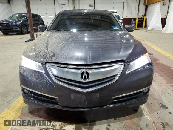 2016 Acura TLX Advance with VIN 19UUB2F73GA011382, listed as a Copart auction lot 56432475 with 104,948 mi miles and Salvage title. Bid and sale history available at DreamBid. Image 5.