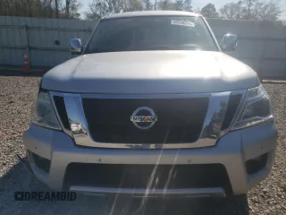 2018 Nissan Armada Platinum with VIN JN8AY2NE8J9730351, listed as a Copart auction lot 50538815 with 114,841 mi miles and Salvage Title. Bid and sale history available at carsss.com. Image 5.
