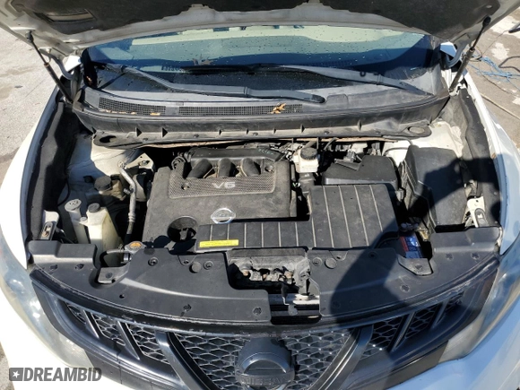 2011 Nissan Murano SV with VIN JN8AZ1MW3BW187169, listed as a Copart auction lot 43351245 with 148,226 mi miles and Salvage Title. Bid and sale history available at carsss.com. Image 12.