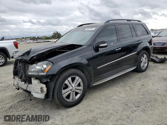 2008 Mercedes-Benz GL-Class 4.6L with VIN 4JGBF71E48A308364, listed as a Copart auction lot 50924955 with 166,454 mi miles and Salvage Title. Bid and sale history available at carsss.com. Image 1.