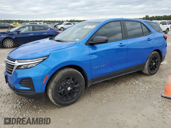 2024 Chevrolet Equinox LS with VIN 3GNAXHEG8RL216769, listed as a Copart auction lot 50517505 with 75,903 mi miles and Salvage Title. Bid and sale history available at DreamBid. Image 1.