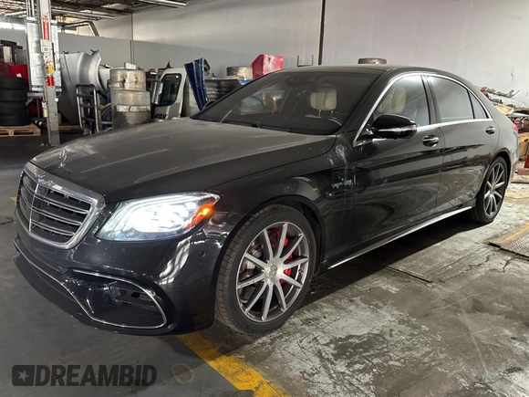2018 Mercedes-Benz S 63 AMG with VIN WDDUG8JB5JA357171, listed as a Copart auction lot 61851595 with 4,824 mi miles and Clean title. Bid and sale history available at DreamBid. Image 2.