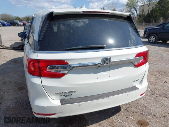 2019 Honda Odyssey Elite with VIN 5FNRL6H91KB053203, listed as a IAAI auction lot 41866308 with 84,700 mi miles and . Bid and sale history available at DreamBid. Image 15.
