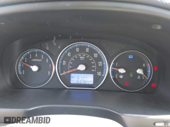 2009 Hyundai Santa Fe Limited with VIN 5NMSH13E79H313431, listed as a IAAI auction lot 42463227 with 153,784 mi miles and . Bid and sale history available at DreamBid. Image 7.