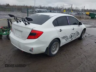 2012 Honda Civic EX-L with VIN 2HGFB2F95CH529693, listed as a IAAI auction lot 41160120 with 194,418 mi miles and . Bid and sale history available at DreamBid. Image 4.