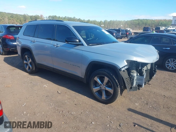 2022 Jeep Grand Cherokee Limited with VIN 1C4RJJBG6N8521334, listed as a IAAI auction lot 40955579 with 62,383 mi miles and . Bid and sale history available at DreamBid. Image 1.