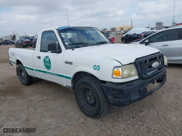 2007 Ford Ranger XL with VIN 1FTYR10U27PA06692, listed as a IAAI auction lot 41514214 with 209,801 mi miles. Bid and sale history available at carsss.com. Image 1.