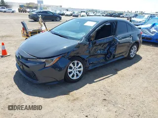 2024 Toyota Corolla LE with VIN JTDB4MEE3R3021431, listed as a IAAI auction lot 42154143 with 16,738 mi miles and . Bid and sale history available at DreamBid. Image 2.