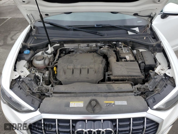 2021 Audi Q3 Premium with VIN WA1AUCF39M1061658, listed as a Copart auction lot 50717875 with 87,363 mi miles and Salvage title. Bid and sale history available at DreamBid. Image 12.