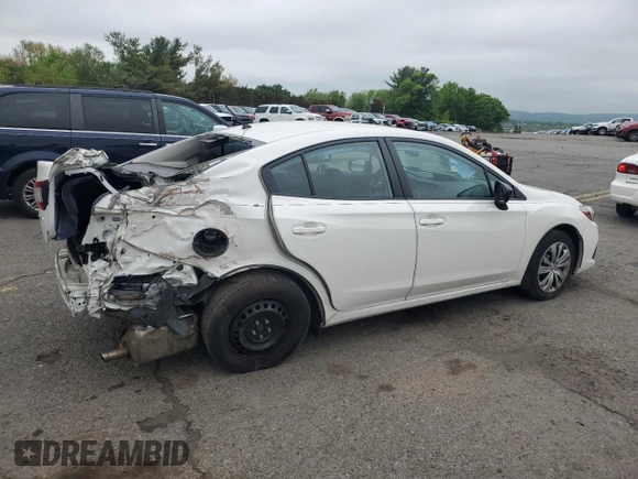 2022 Subaru Impreza z VIN 4S3GKAB66N3602214, wystawiony jako Copart lot #55295625 z przebiegiem Nie podano mil oraz Szkoda całkowita • Salvage title. Historia ofert i sprzedaży dostępna na DreamBid. Obrazek 3.