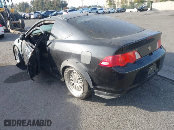 2002 Acura RSX Type S with VIN JH4DC53092C038764, listed as a IAAI auction lot 41102881 with 1 mi miles. Bid and sale history available at carsss.com. Image 3.