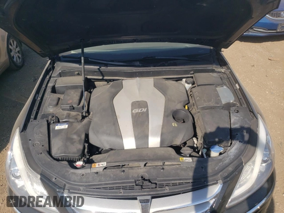 2013 Hyundai Genesis 3.8L with VIN KMHGC4DD2DU233687, listed as a Copart auction lot 71104534 with 218,577 mi miles and Salvage Title. Bid and sale history available at carsss.com. Image 11.