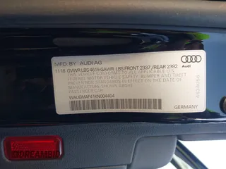 2019 Audi A4 Premium z VIN WAUGMAF41KN004404, wystawiony jako IAAI lot #41649137 z przebiegiem 68 076 mil mil oraz . Historia ofert i sprzedaży dostępna na DreamBid. Obrazek 9.