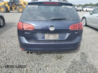 2015 Volkswagen Golf SportWagen TDI SE with VIN 3VWCA7AU2FM512365, listed as a Copart auction lot 73864954 with 0 mi miles and Salvage Title. Bid and sale history available at carsss.com. Image 6.