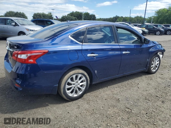 2019 Nissan Sentra S with VIN 3N1AB7AP8KY335652, listed as a Copart auction lot 57279915 with 74,677 mi miles and Clean title. Bid and sale history available at DreamBid. Image 3.