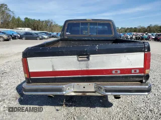 1986 Ford F-150 with VIN 1FTEX15H7GKB33715, listed as a Copart auction lot 80618824 with 11,052 mi miles and Salvage Title. Bid and sale history available at carsss.com. Image 6.