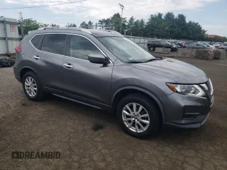 2017 Nissan Rogue SV with VIN KNMAT2MV4HP616669, listed as a Copart auction lot 62402375 with 60,196 mi miles and Salvage title. Bid and sale history available at DreamBid. Image 4.