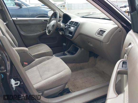 2000 Honda Civic LX with VIN 1HGEJ6676YL036362, listed as a IAAI auction lot 41912249 with 135,112 mi miles. Bid and sale history available at carsss.com. Image 5.