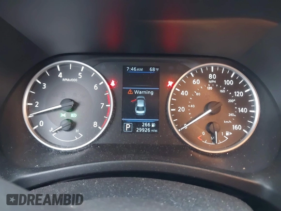 2023 Nissan Sentra S with VIN 3N1AB8BV3PY306134, listed as a IAAI auction lot 41485153 with 29,926 mi miles and . Bid and sale history available at DreamBid. Image 7.