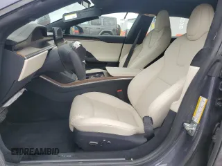 2022 Tesla Model S with VIN 5YJSA1E5XNF474238, listed as a Copart auction lot 54220115 with Not provided miles and Salvage title. Bid and sale history available at DreamBid. Image 7.