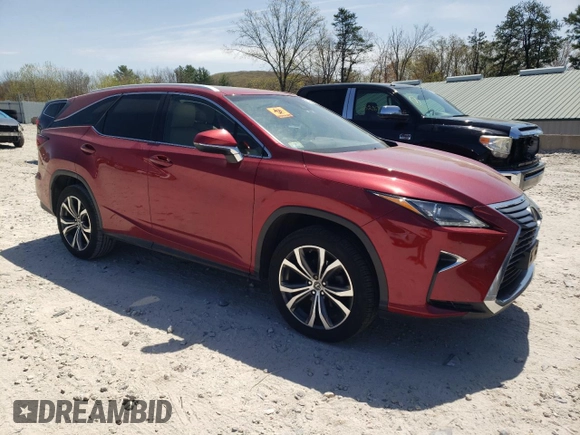 2018 Lexus RX 350L Premium z VIN JTJDZKCA2J2007851, wystawiony jako Copart lot #55207045 z przebiegiem 54 926 mil mil oraz Szkody całkowita. Historia ofert i sprzedaży dostępna na DreamBid. Obrazek 4.