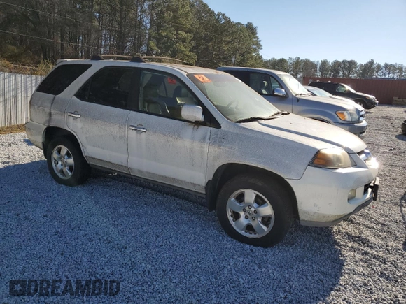 2006 Acura MDX with VIN 2HNYD18296H541923, listed as a Copart auction lot 86746424 with 281,483 mi miles and Clean Title. Bid and sale history available at carsss.com. Image 4.