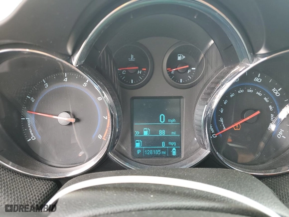 2012 Chevrolet Cruze LTZ with VIN 1G1PH5SC5C7207452, listed as a Copart auction lot 52160745 with 128,185 mi miles and Salvage Title. Bid and sale history available at carsss.com. Image 9.