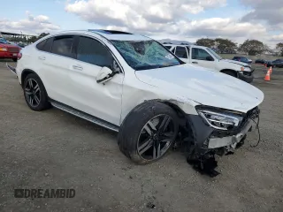 2021 Mercedes-Benz GLC with VIN W1N0J8EB7MF891678, listed as a Copart auction lot 42724485 with 36,247 mi miles and Salvage Title. Bid and sale history available at carsss.com. Image 4.