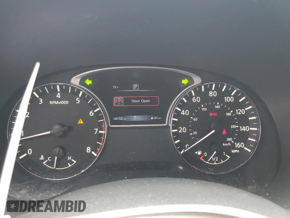 2018 Nissan Pathfinder S with VIN 5N1DR2MN7JC654997, listed as a Copart auction lot 61144015 with 141,732 mi miles and Salvage title. Bid and sale history available at DreamBid. Image 9.