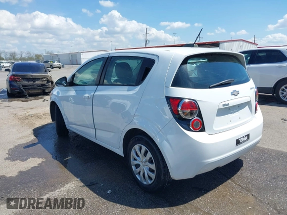 2016 Chevrolet Sonic LS with VIN 1G1JA6SH8G4109258, listed as a IAAI auction lot 41828834 with 95,222 mi miles and . Bid and sale history available at DreamBid. Image 3.