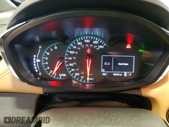2020 Chevrolet Trax LT with VIN 3GNCJLSB8LL225095, listed as a Copart auction lot 55037785 with 38,443 mi miles and Salvage Title. Bid and sale history available at DreamBid. Image 9.