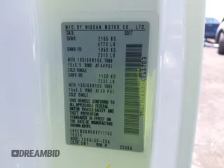 2017 Nissan NV200 S z VIN 3N6CM0KNXHK711703, wystawiony jako IAAI lot #42230665 z przebiegiem 32 117 mil mil oraz . Historia ofert i sprzedaży dostępna na DreamBid. Obrazek 9.