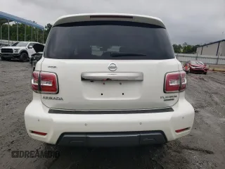 2019 Nissan Armada Platinum with VIN JN8AY2NE0K9759649, listed as a Copart auction lot 57716743 with 45,495 mi miles. Bid and sale history available at carsss.com. Image 6.