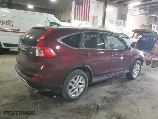 2016 Honda CR-V EX-L with VIN 2HKRM4H78GH676357, listed as a Copart auction lot 51325595 with 68,216 mi miles and Salvage Title. Bid and sale history available at carsss.com. Image 3.