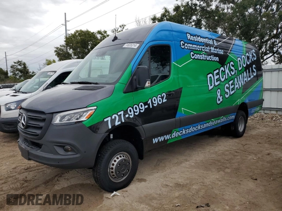 2024 Mercedes-Benz Sprinter with VIN W1Y8ND6Y6RT174851, listed as a Copart auction lot 74935314 with Not Provided miles and Non Repairable. Bid and sale history available at DreamBid. Image 1.